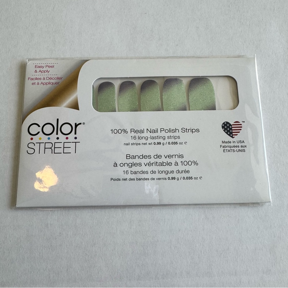 *Retired* Color Street: Mi Little Obsession | Mint Green Purple Gradient Glitter - Picture 3 of 16